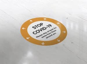 PPE Safety Floor Sign